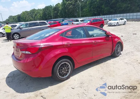 2016 Hyundai Elantra Se from USA, damaged, VIN KMHDH4AE4GU484331